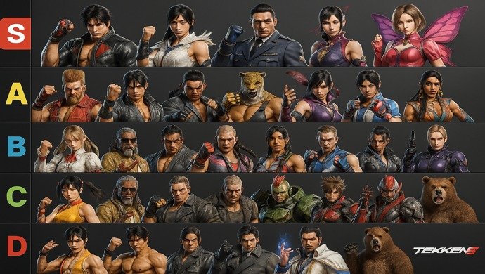 tekken 8 tier list